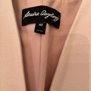 Sandra Angelozzi Ladies Blush Pink  Jacket Size 42, NWT